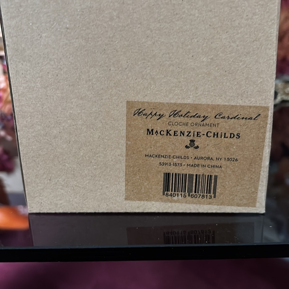 MacKenzie Childs cloche ornament - Picture 4 of 5
